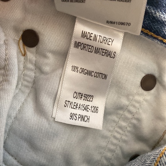 Agolde Blue Distressed Women Jeans - Picture 8 of 8